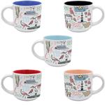 DX8236 14 Oz. White Matte Metro Two-Tone Ceramic Mug With Full Color Custom Imprint